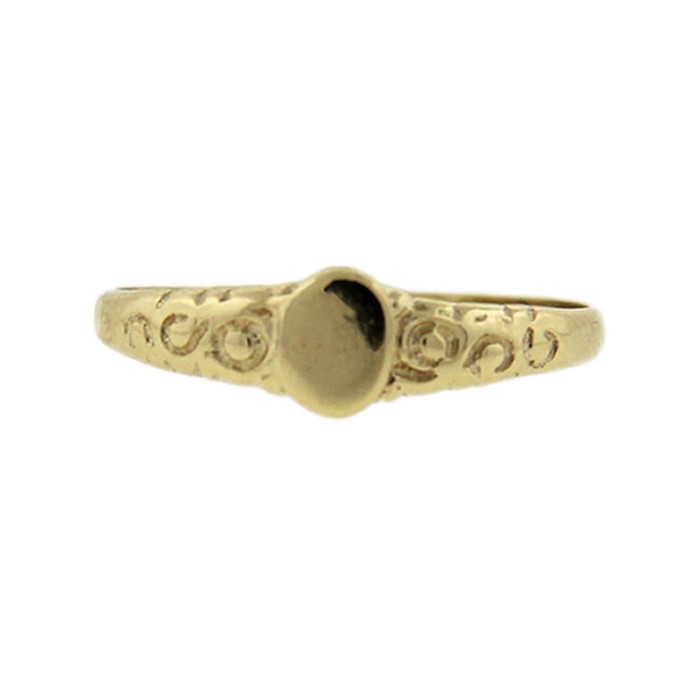 Baby Signet Ring - Click Image to Close