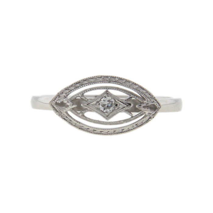 East-West Diamond Ring - Click Image to Close