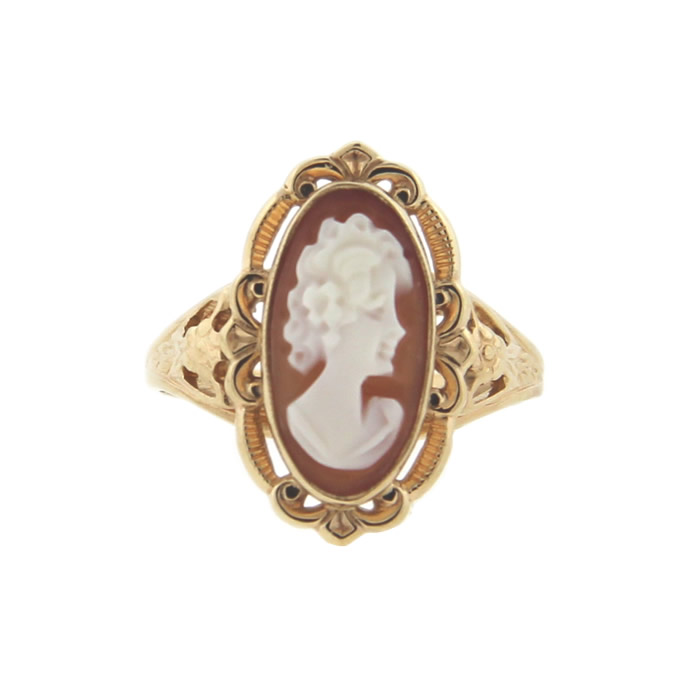Oval Cameo Ring