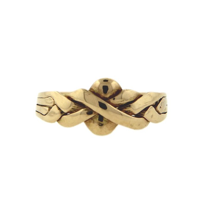 Yellow Gold Puzzle Ring