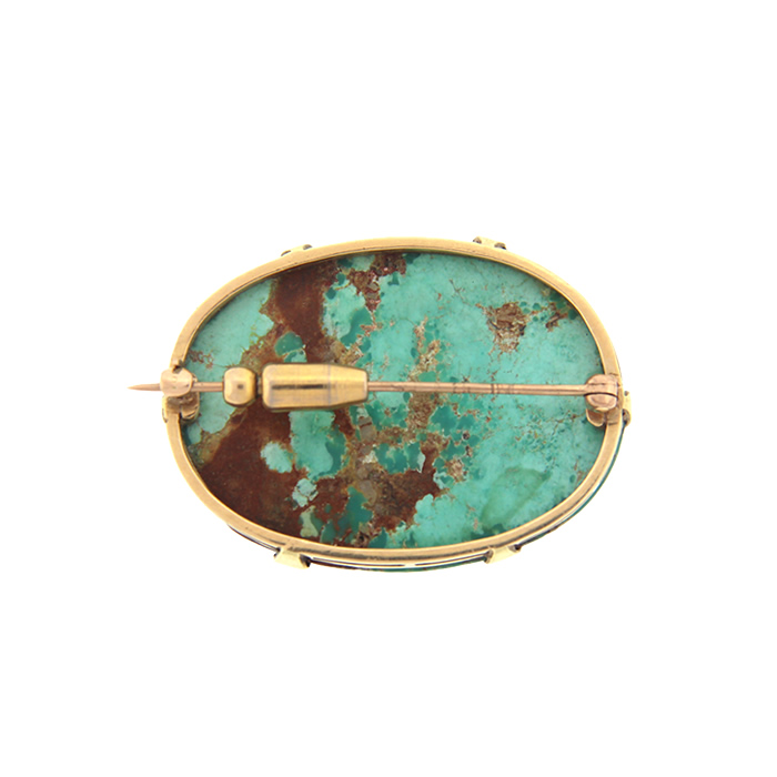 Royston Turquoise Brooch