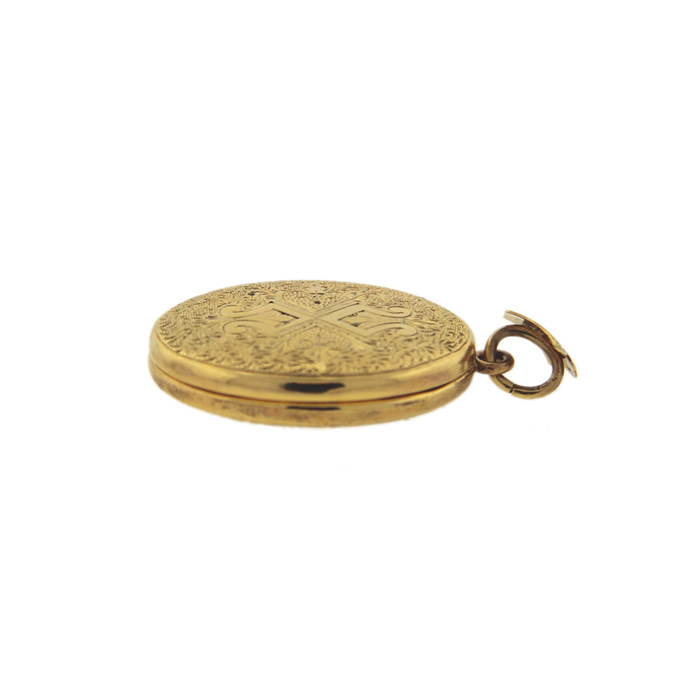 Engraved Oval Locket