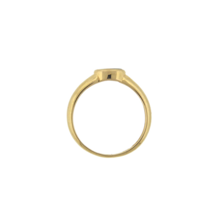 Bezel Set Opal Doublet Ring