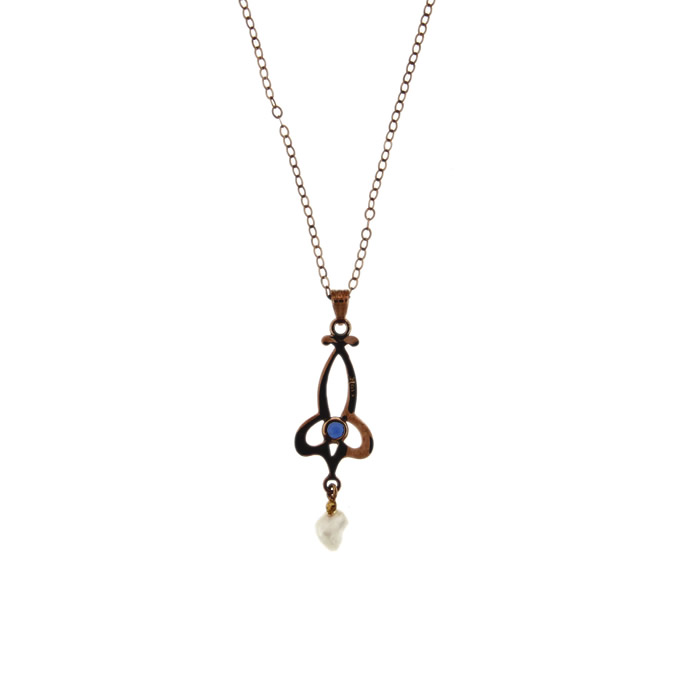 Art Deco Pendant Necklace - Click Image to Close