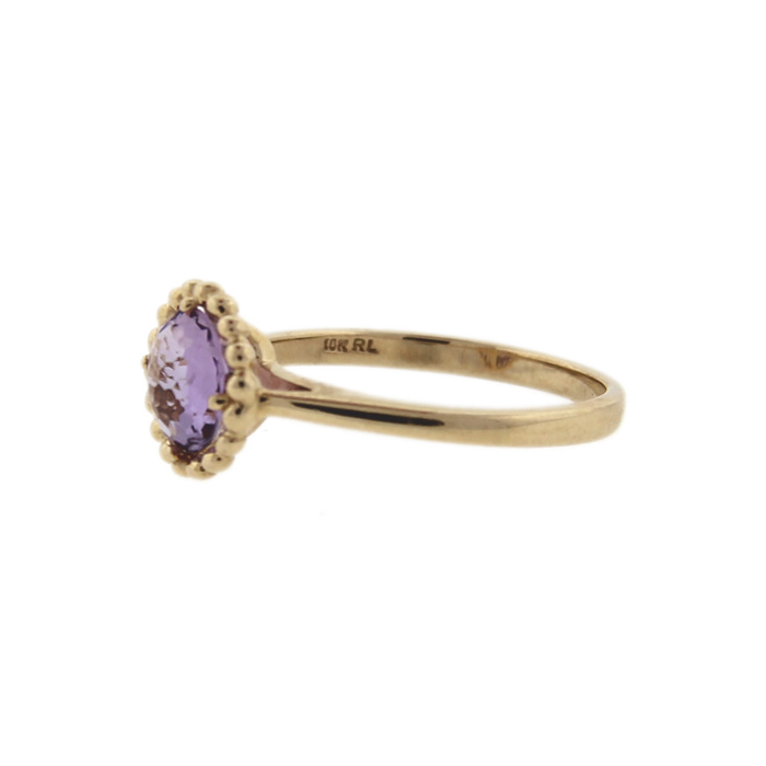 Rose de France Amethyst Ring - Click Image to Close