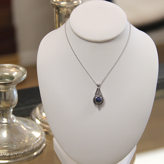 Star Sapphire Pendant Necklace