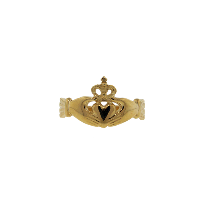 Unisex Gold Claddagh Ring