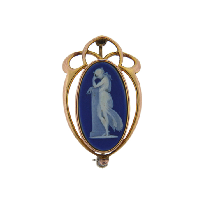 Art Nouveau Wedgwood Pin